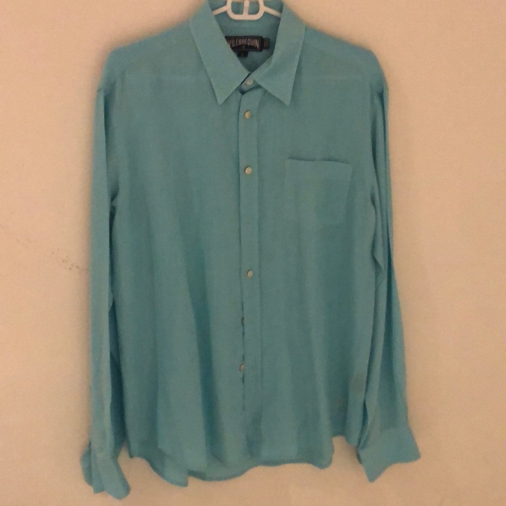 Linen long sleeve shirt.           Vilebrequin